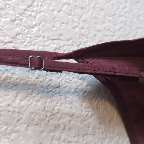 Madewell Lace Sleeveless Top - Deep Burgundy Size 0 - Picture 8 of 8